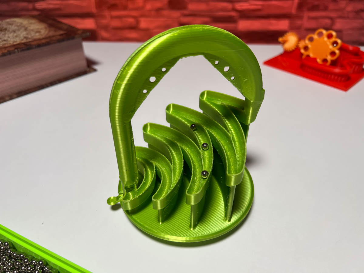 3D Printed Marble Machine with Launcher