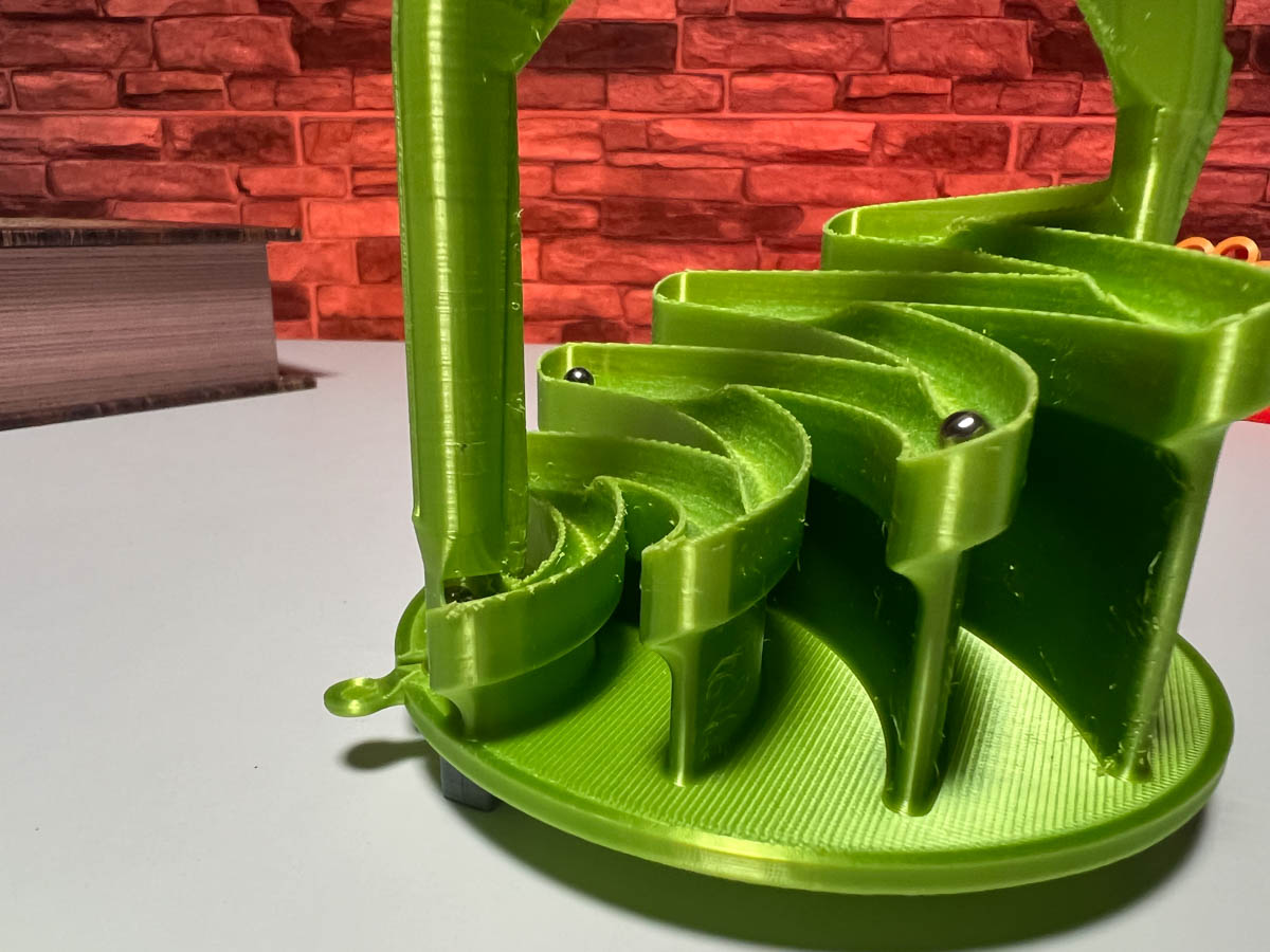 3D Printed Marble Machine with Launcher