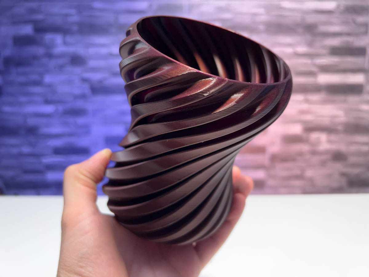 3D Printed Scripted Vase STL for Download