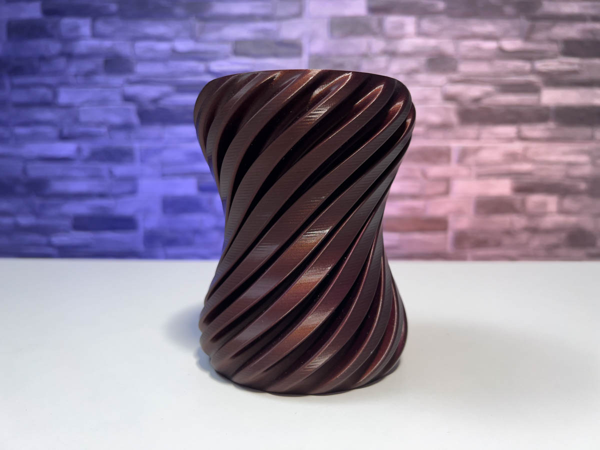 3D Printed Scripted Vase STL for Download