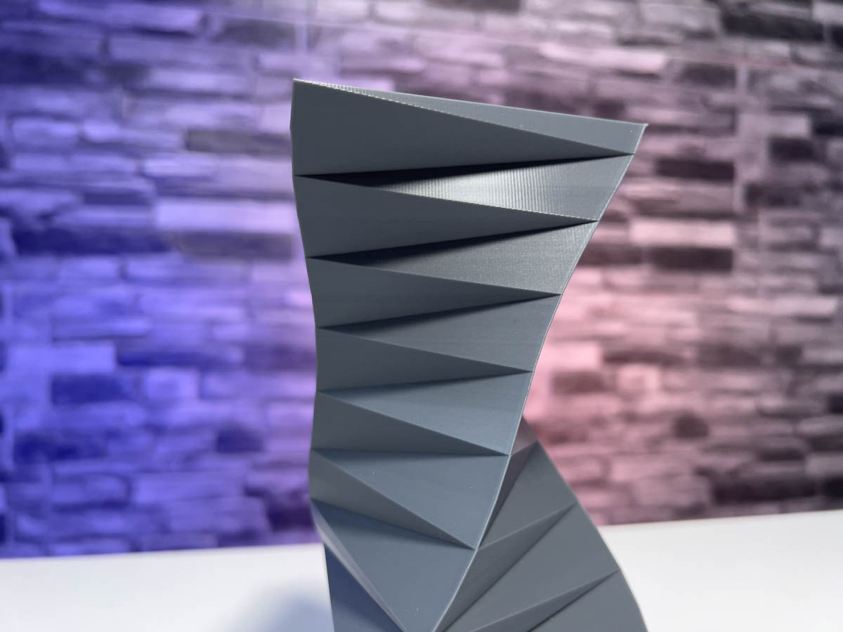 3D Printed Twisted Triangle Vase