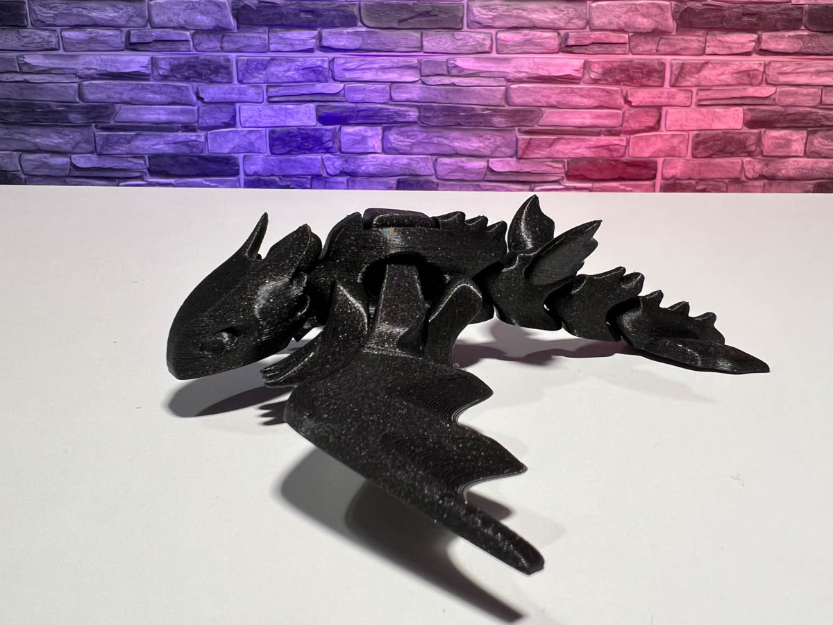 Articulated Nice Flexi Dragon STL for Download
