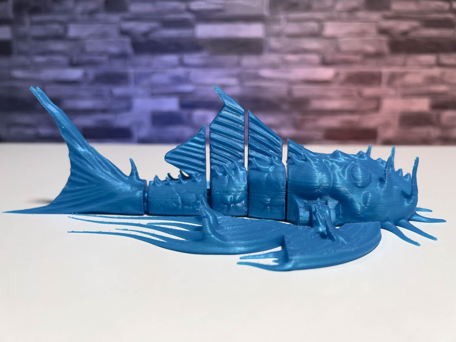 Articulated Fish - Water Dragon STL for Download