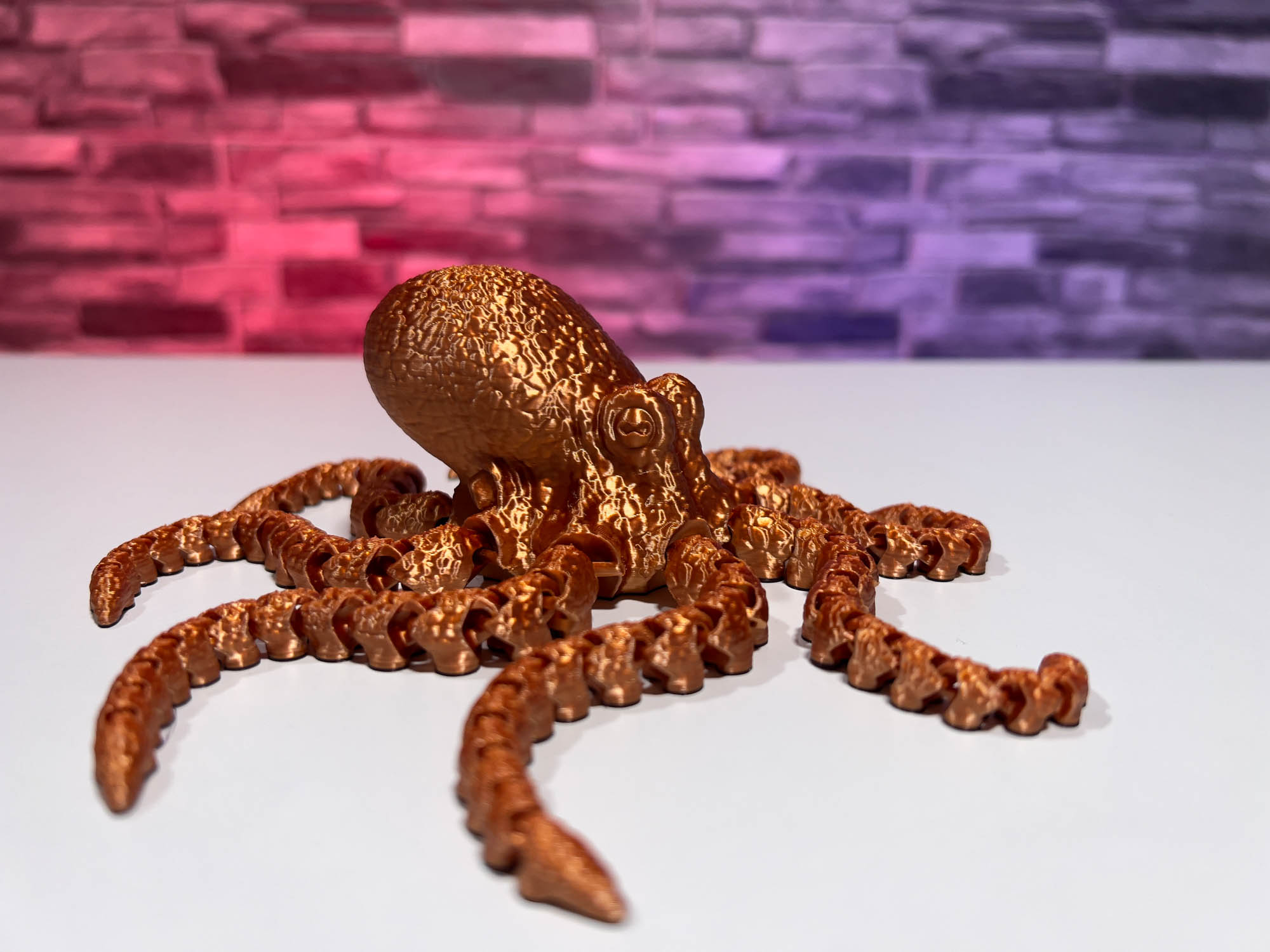 3D Printed Articulated Octopus 2.0