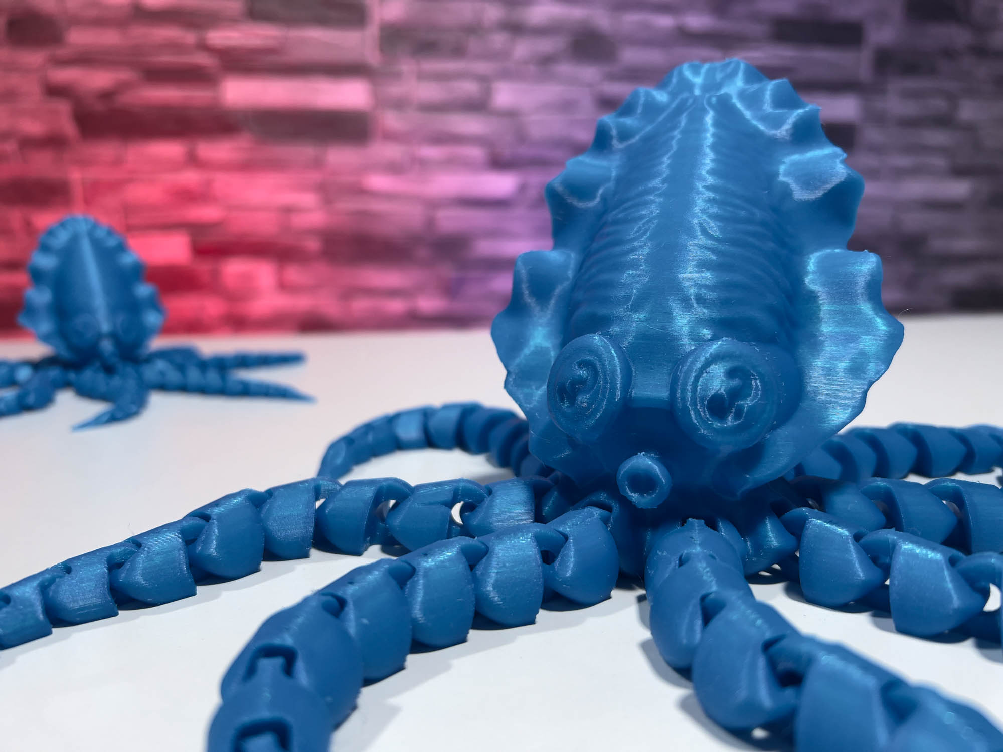 3D Printed Articulated Octopus