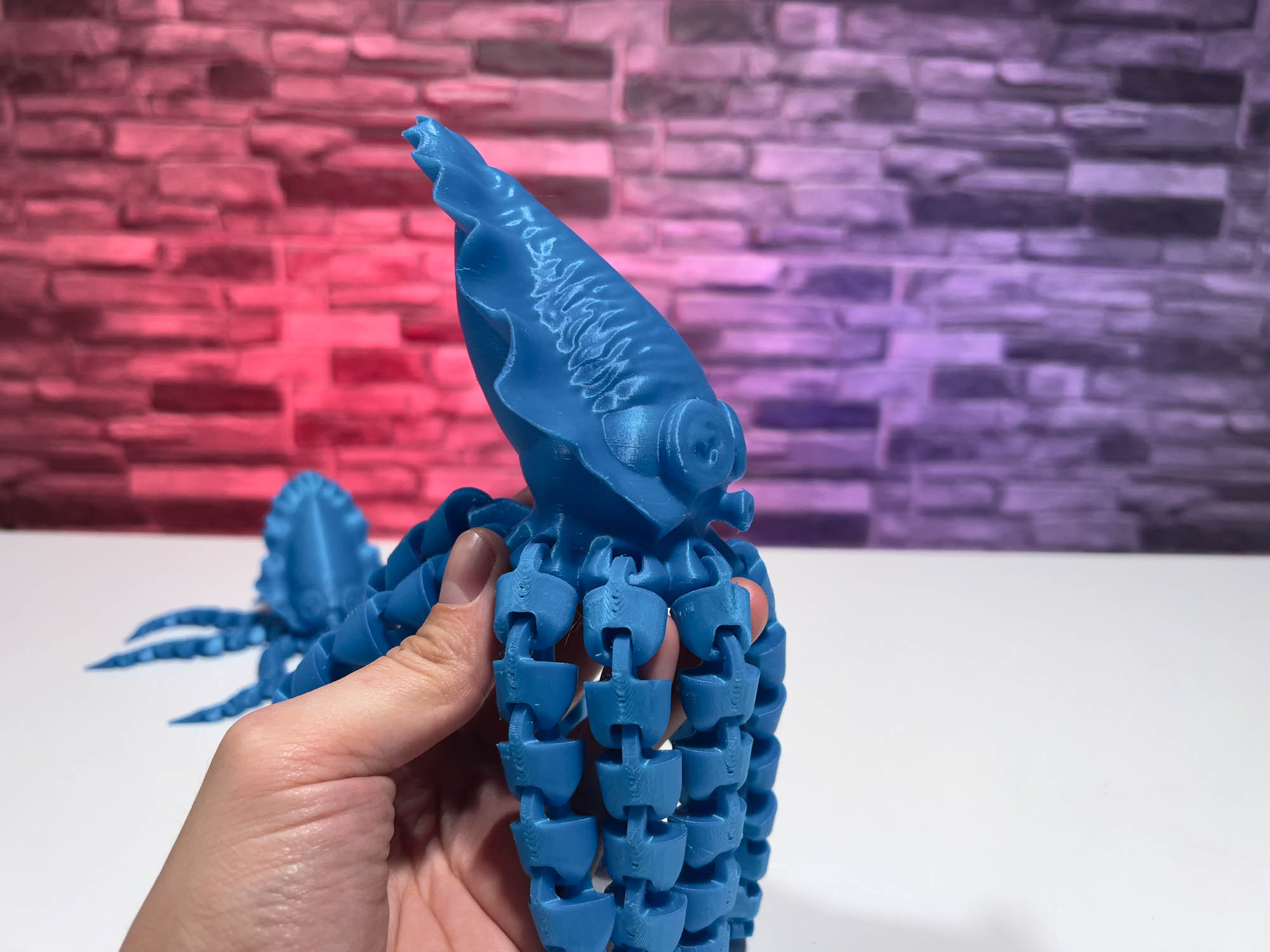 3D Printed Articulated Octopus