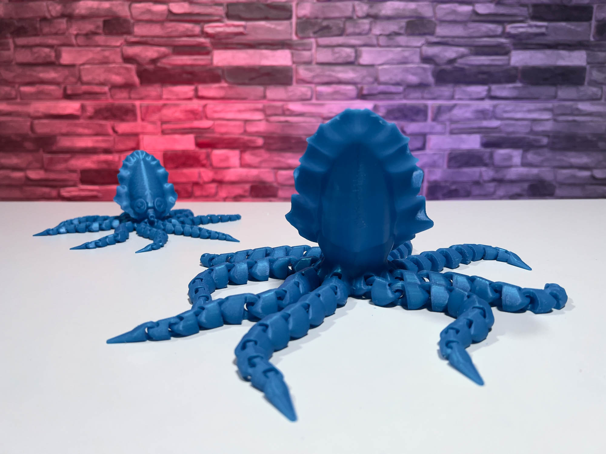 3D Printed Articulated Octopus