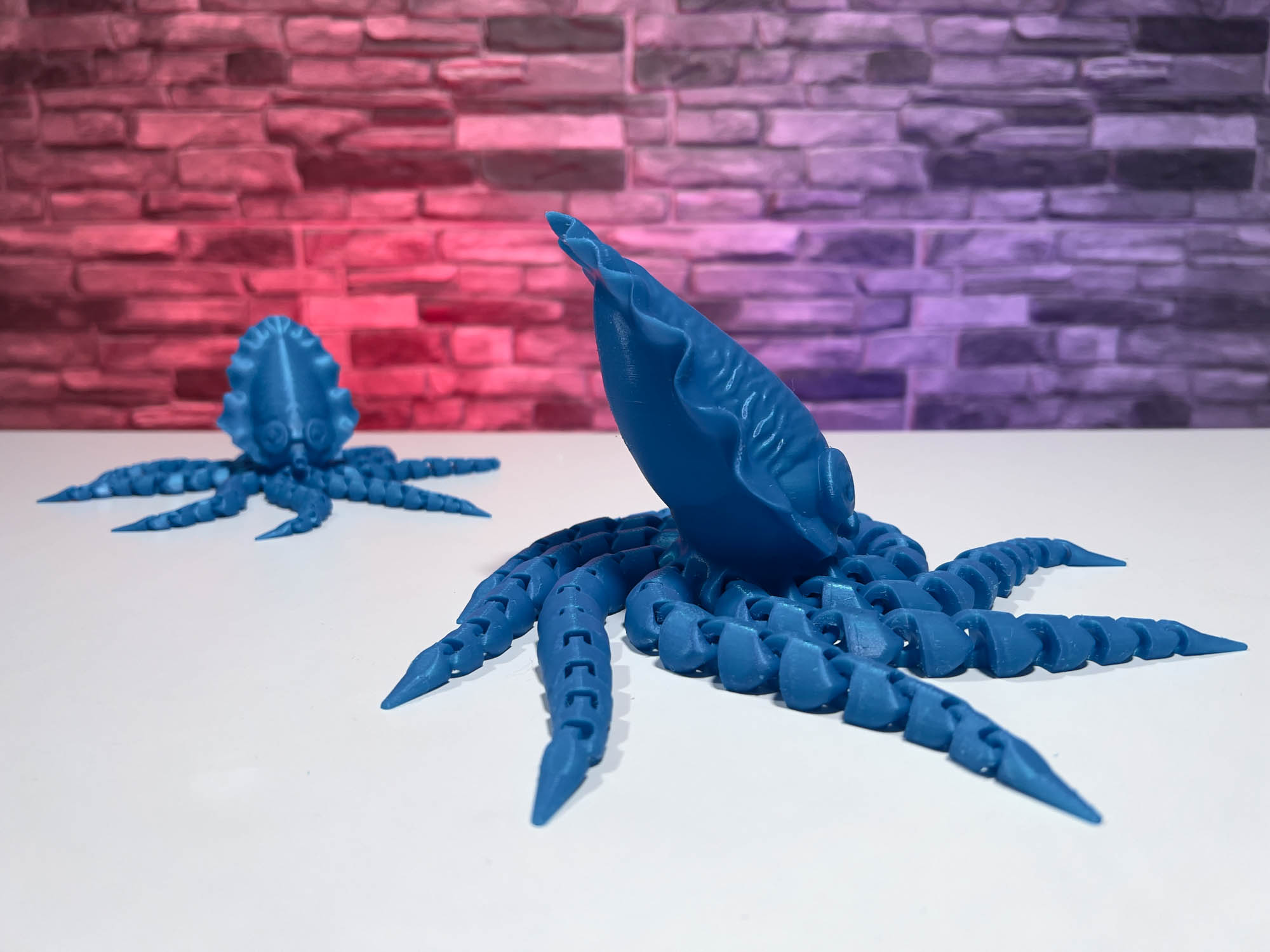 3D Printed Articulated Octopus