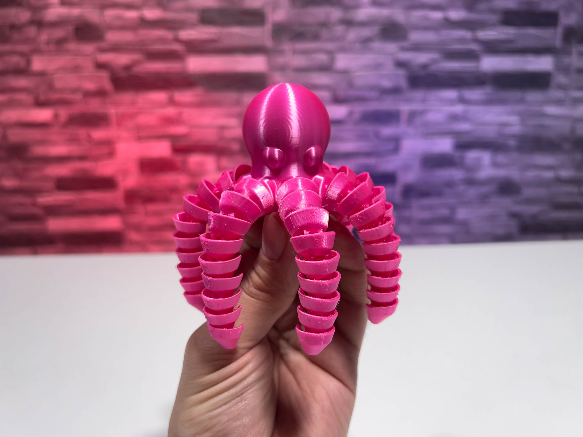 3D Printed Fun Articulated Octopus