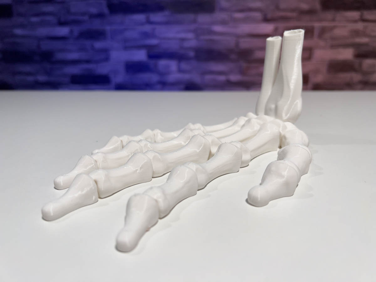 3D Printed Skeleton Hand