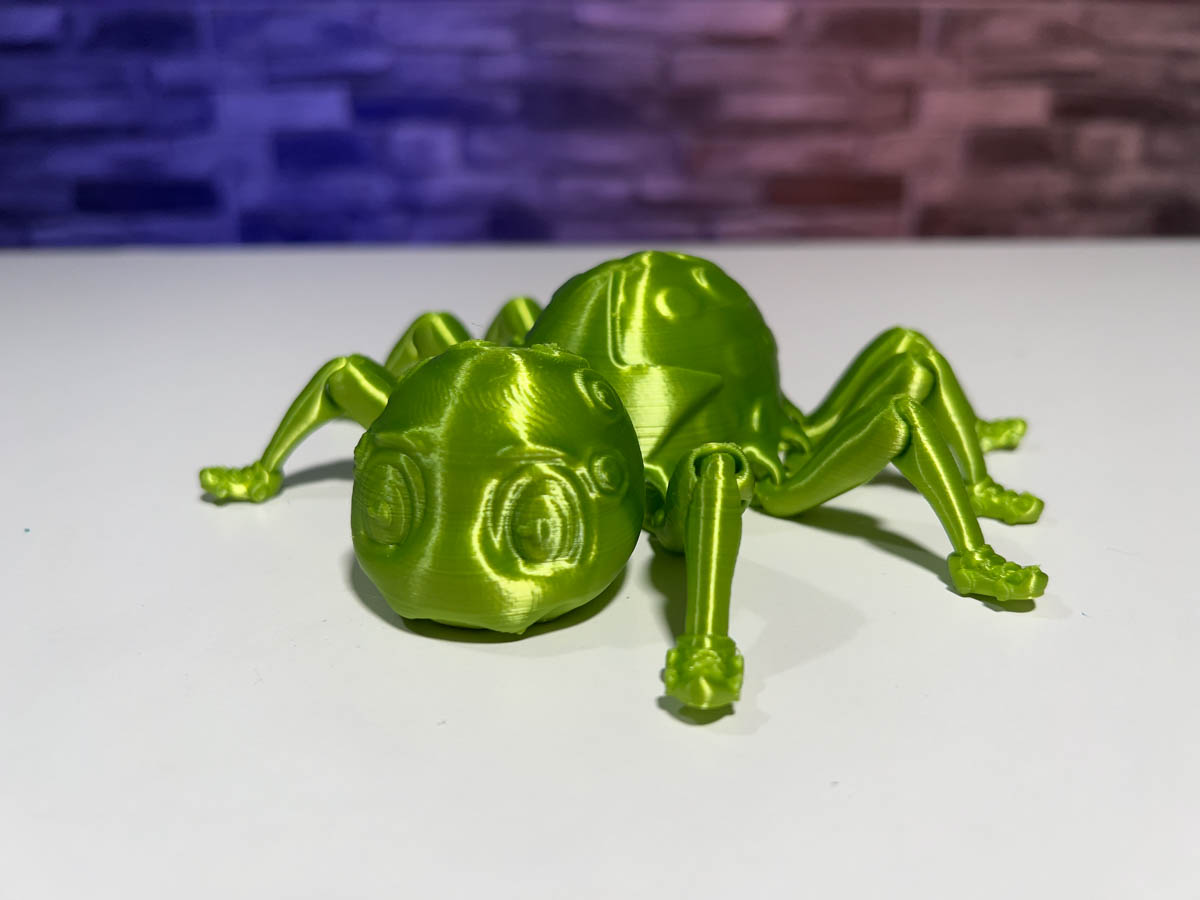 3D Printed Cute Flexi Spider Print in Place