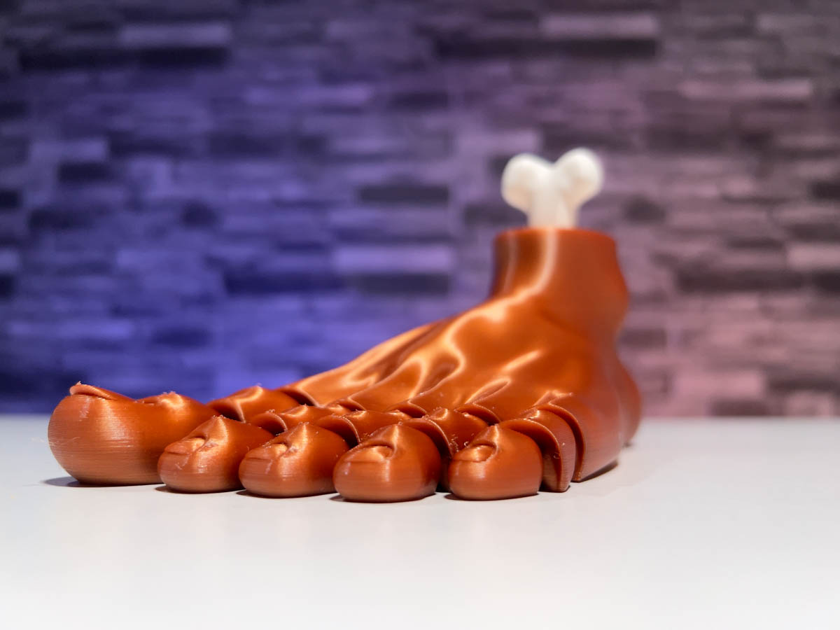 3D Printed Flexi Foot Print-in-Place