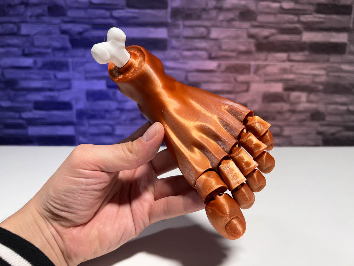 3D Printed Flexi Foot Print-in-Place