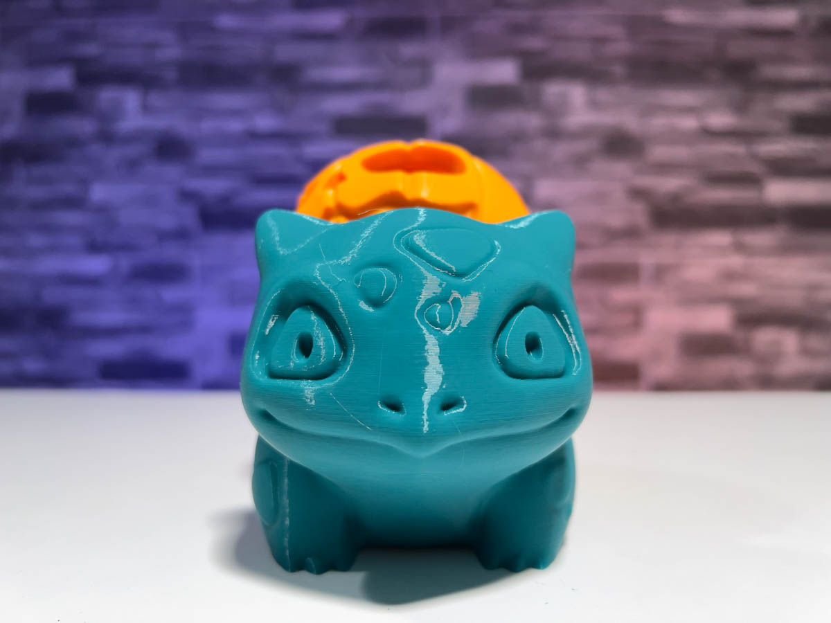 3D Printed Bulbasaur Pumpkin Tealight