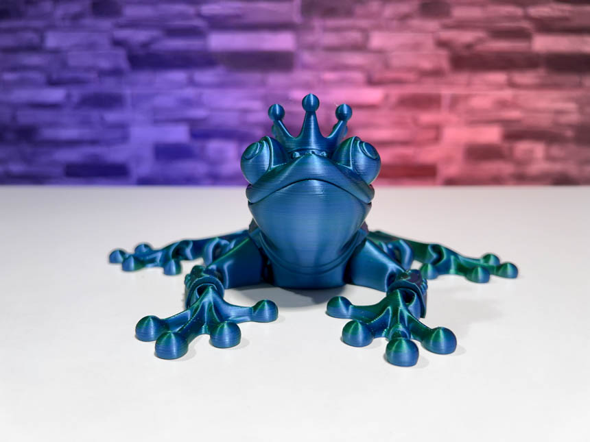 3D Printed Articulated Frog STL for Download