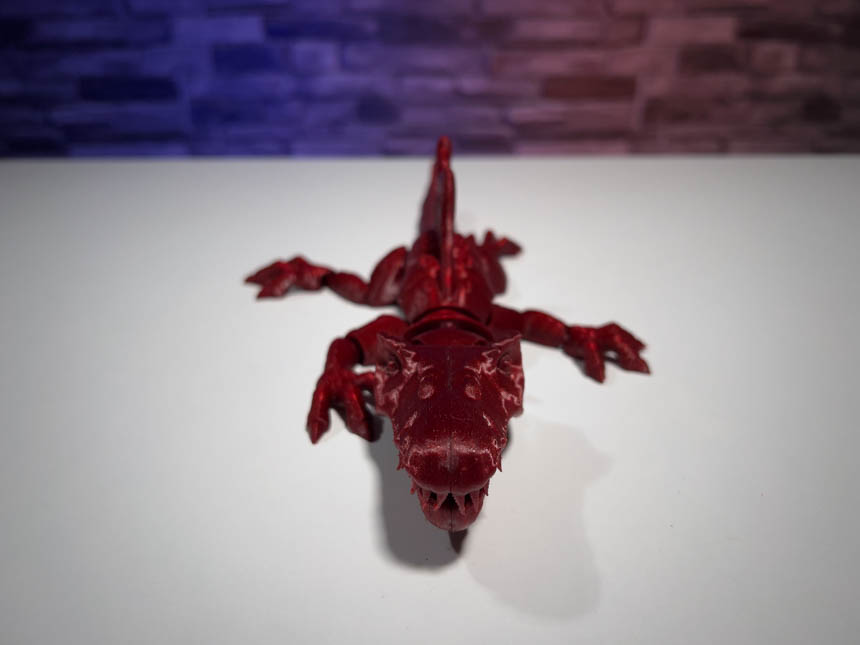 3D Printed Biting Spinosaurus