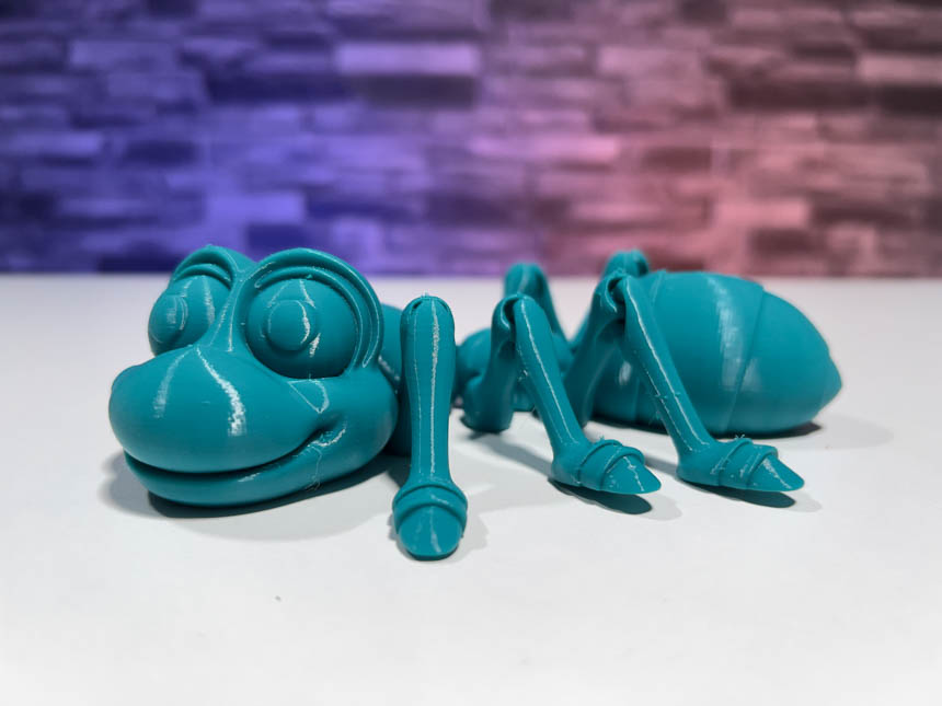 3D Printed Flexi Print-in-Place Ant