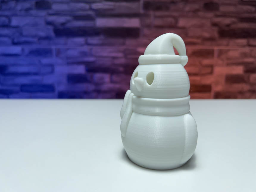 3D Printed Snowman