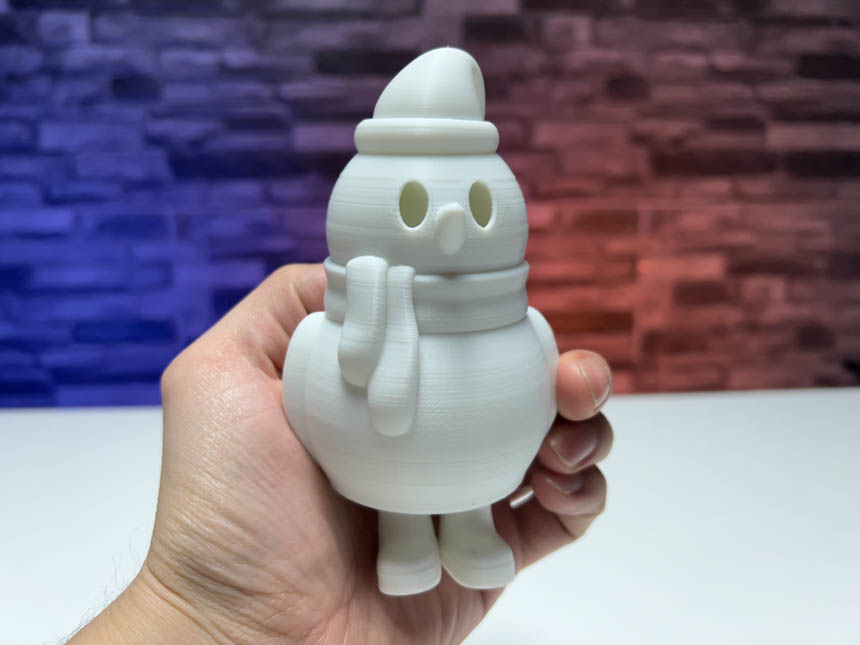 3D Printed Snowman