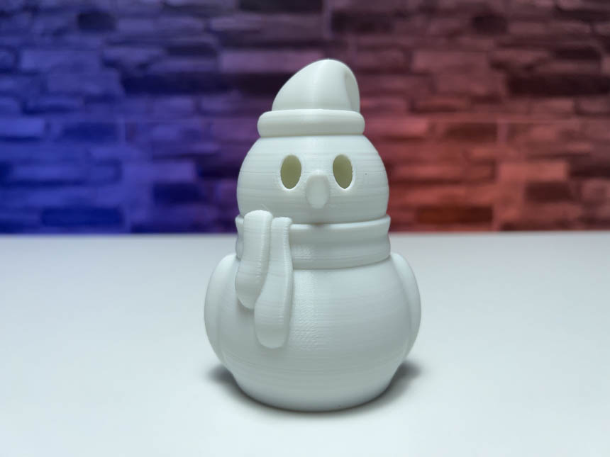 3D Printed Snowman