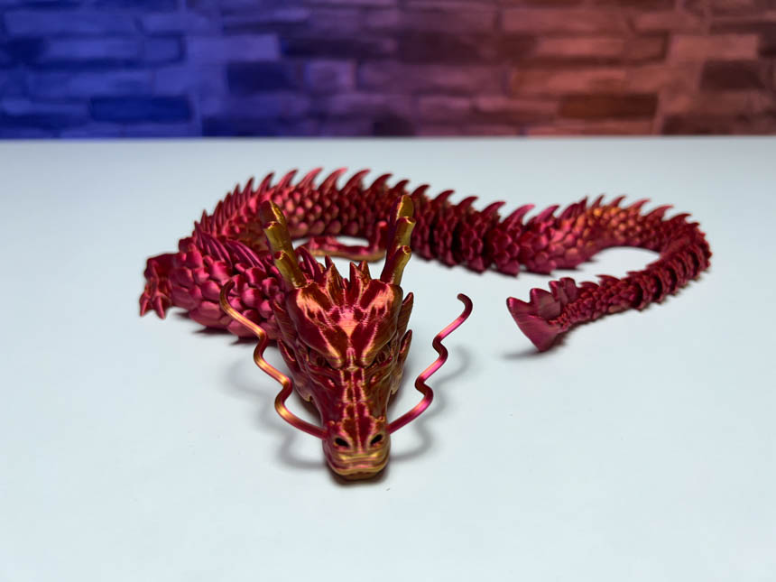 Magic Articulated Dragon STL for Download