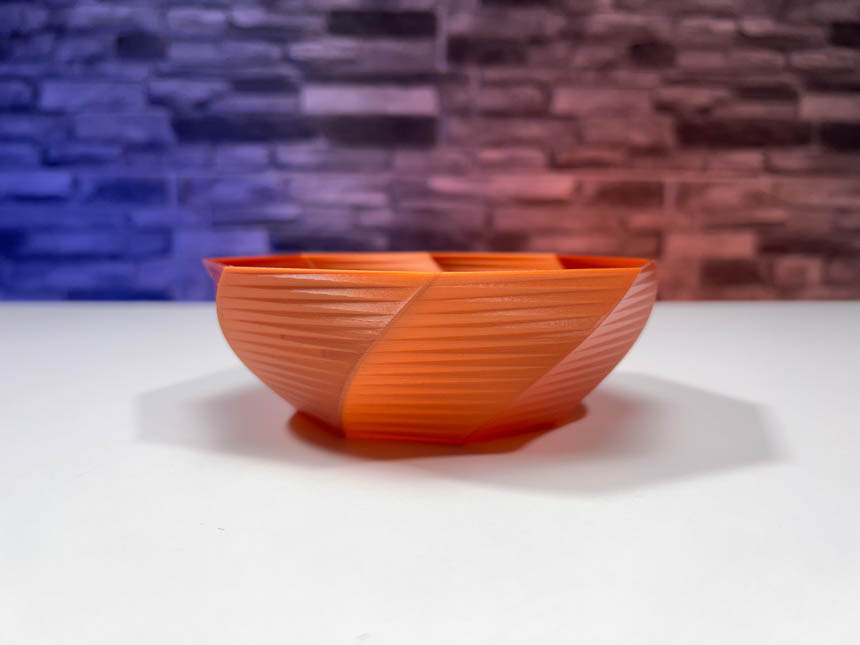 3D Printed Twisty Bowl