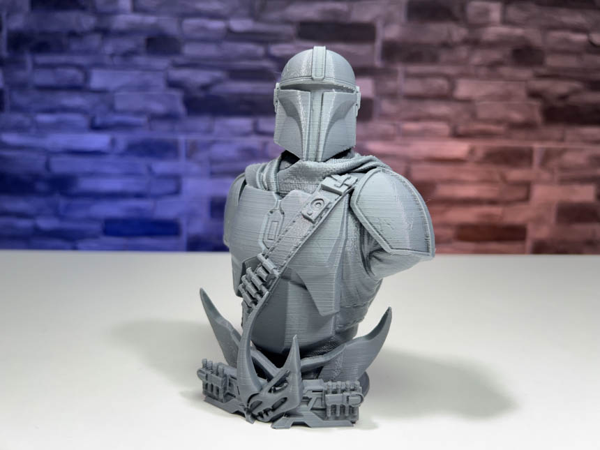 3D Printed Mandalorian Bust