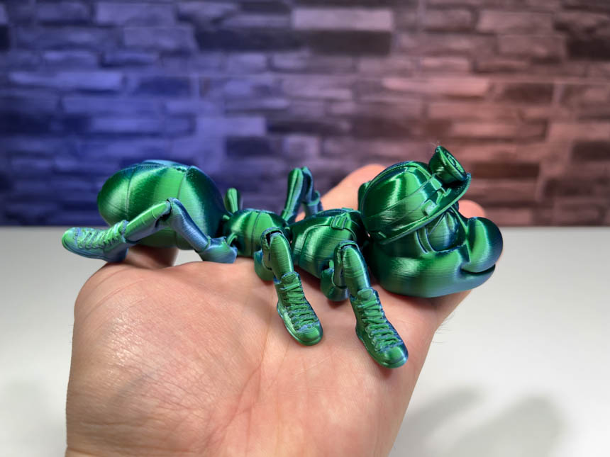 3D Printed Articulated Ant Miner