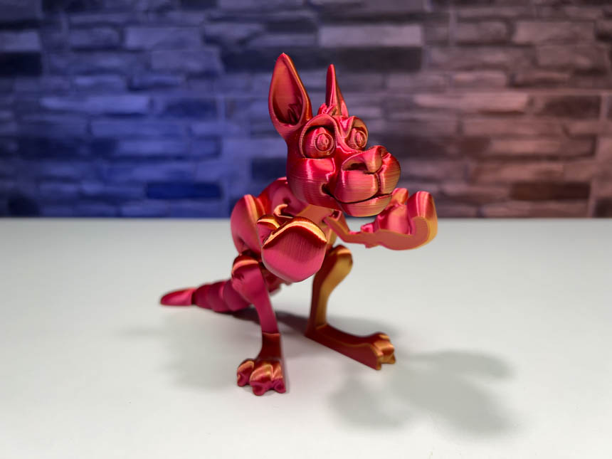 3D Printed Kangaroo Boxer