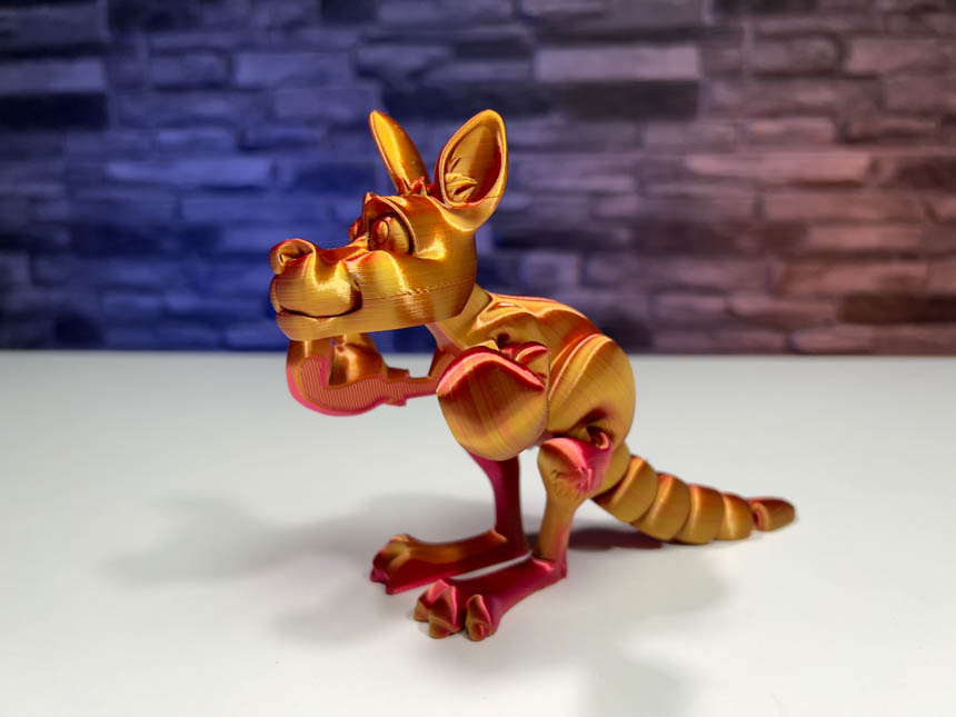 3D Printed Kangaroo Boxer