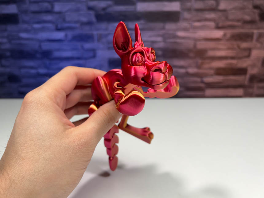 3D Printed Kangaroo Boxer