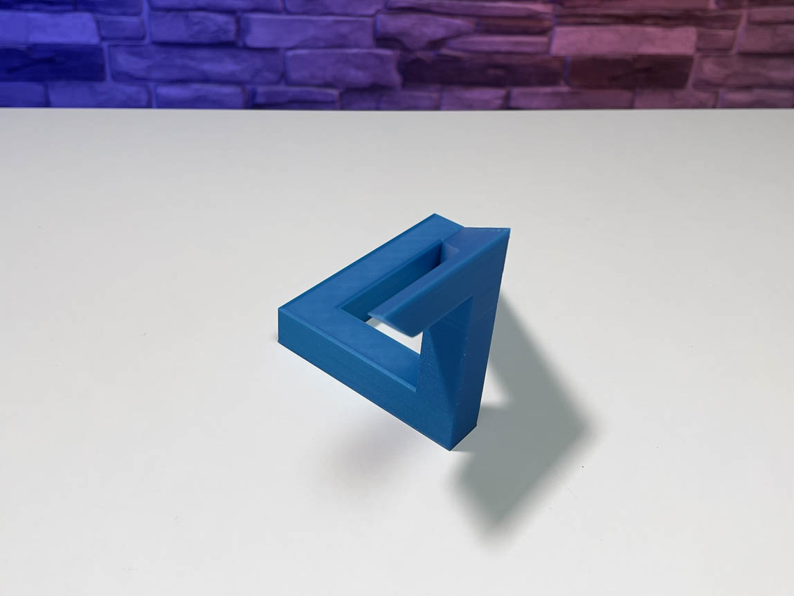 Optical Illusion Impossible Triangle