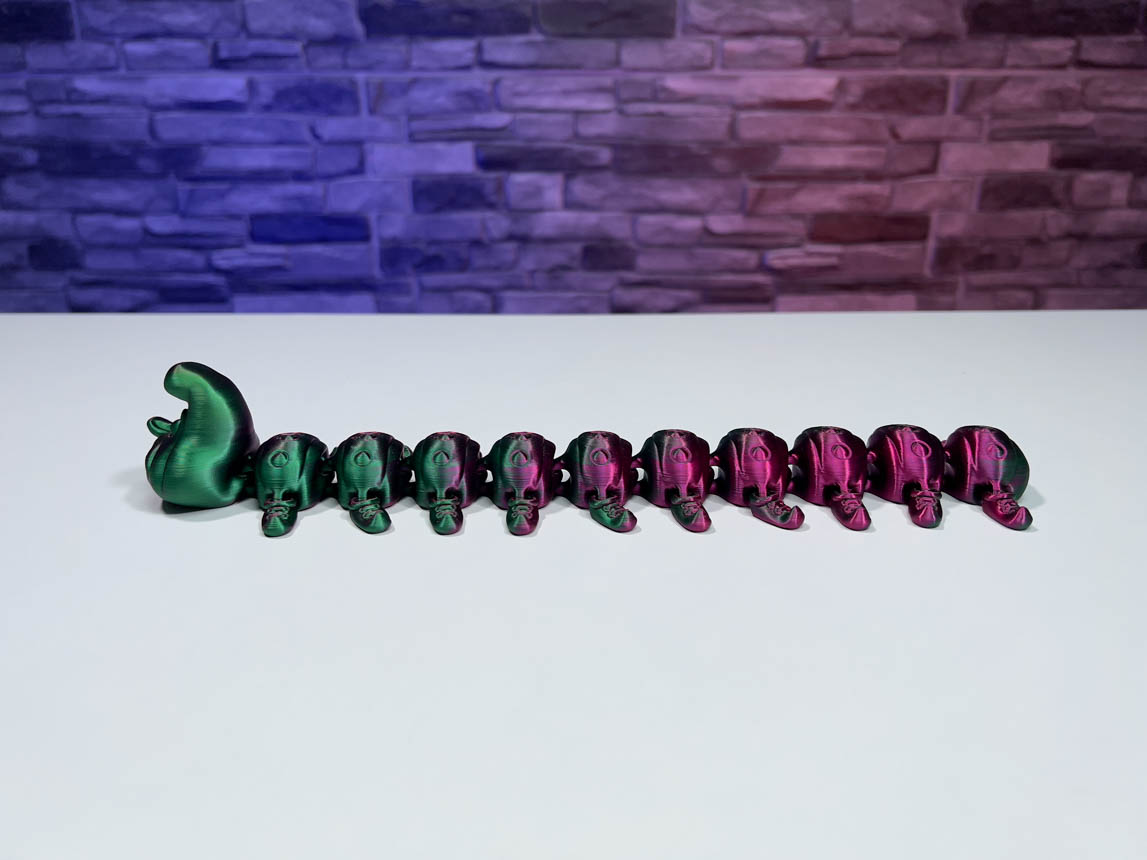 Cute Caterpillar 3D Print