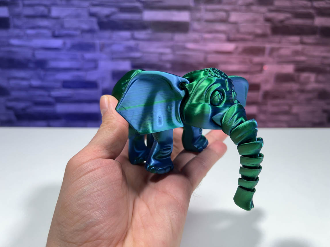 Flexi Cute Elephant STL for download