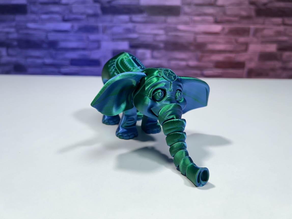 Flexi Cute Elephant STL for download