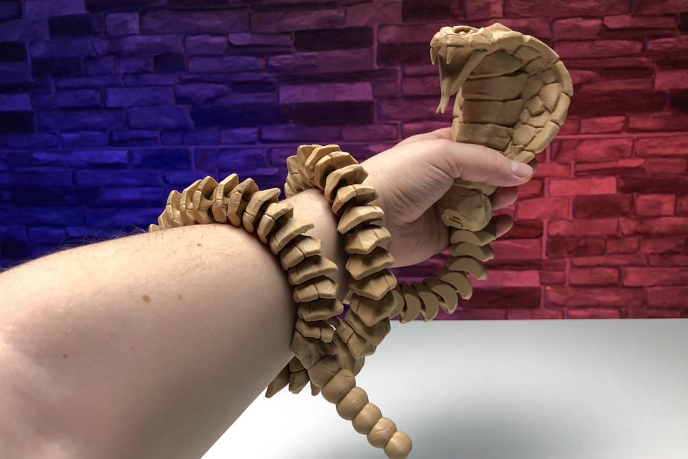 3D Print Snake Cobra