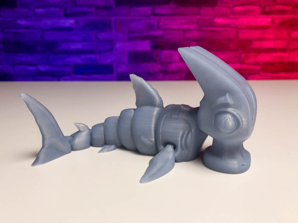 Articulated Flexi Hammerhead Shark STL for download