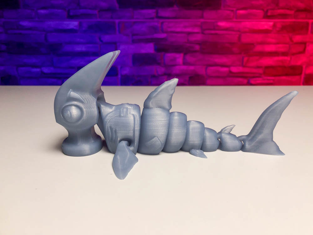 Articulated Flexi Hammerhead Shark STL for download