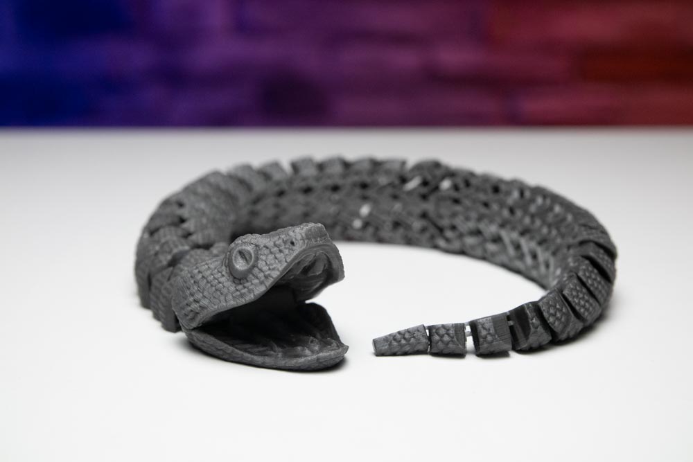 3D Print Snake - Articulated Bush Viper STL for download