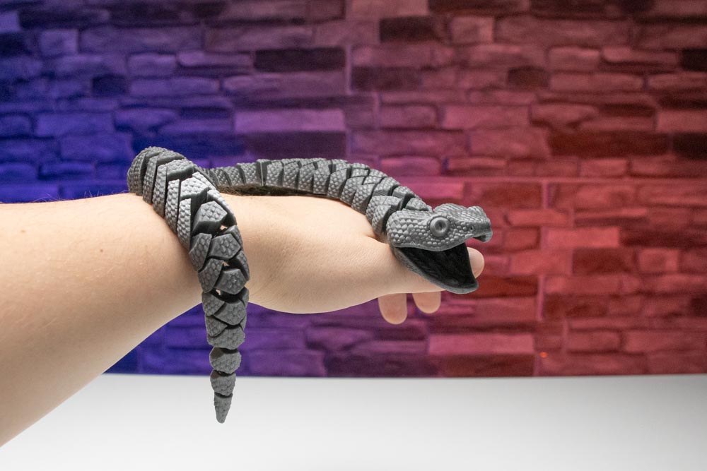 3D Printed Snake Bush Viper