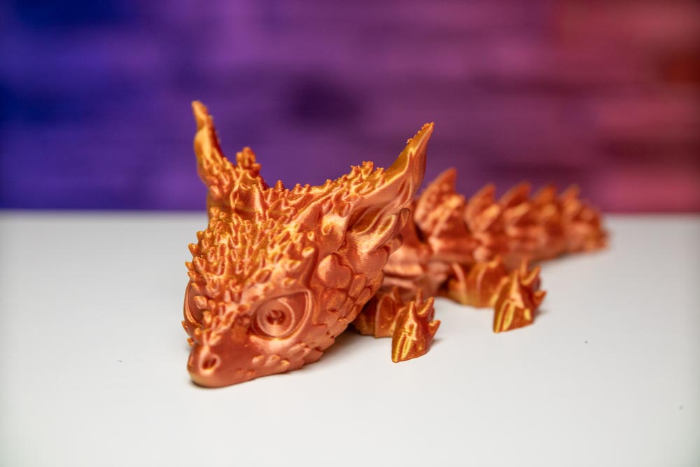 Articulated Imperial Dragon STL for Download 