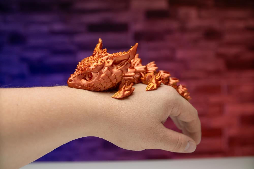 3D Printed Desert Baby Dragon