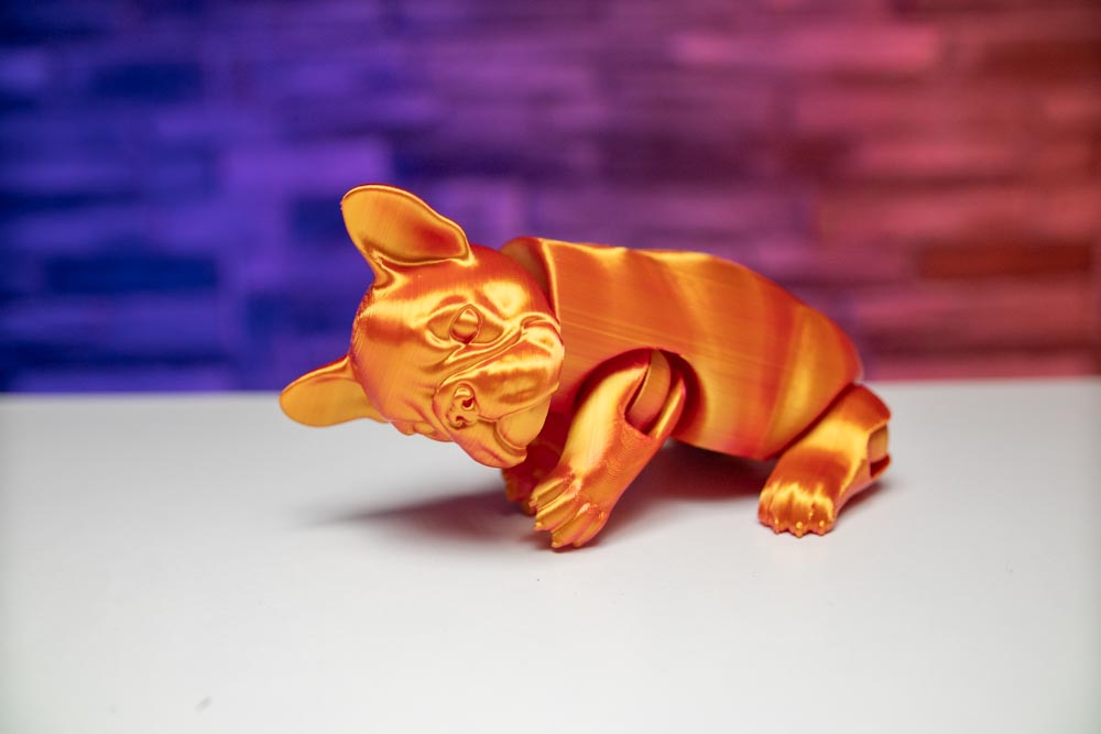 3D Printed Dog - Articulated French Bulldog