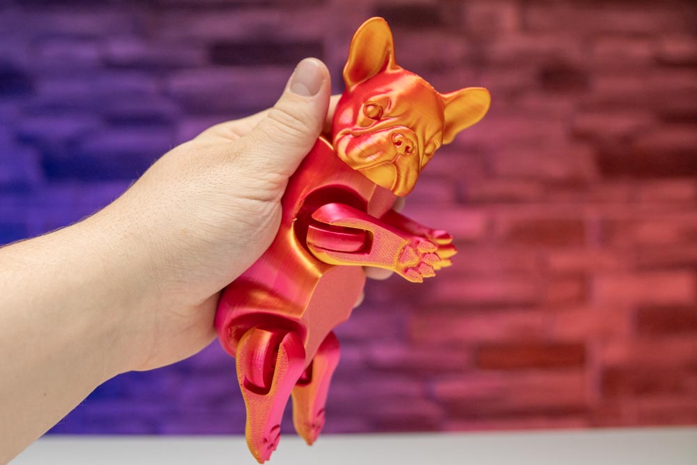 3D Printed Dog - Articulated French Bulldog