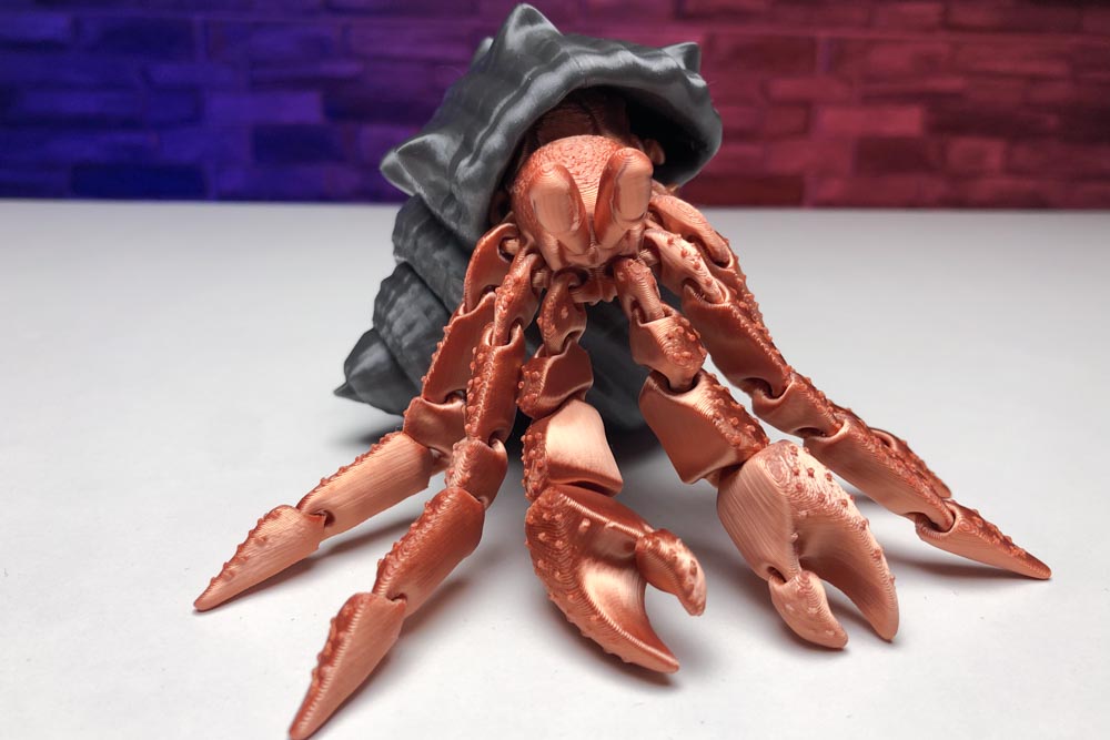 3D Printed Hermit Crab