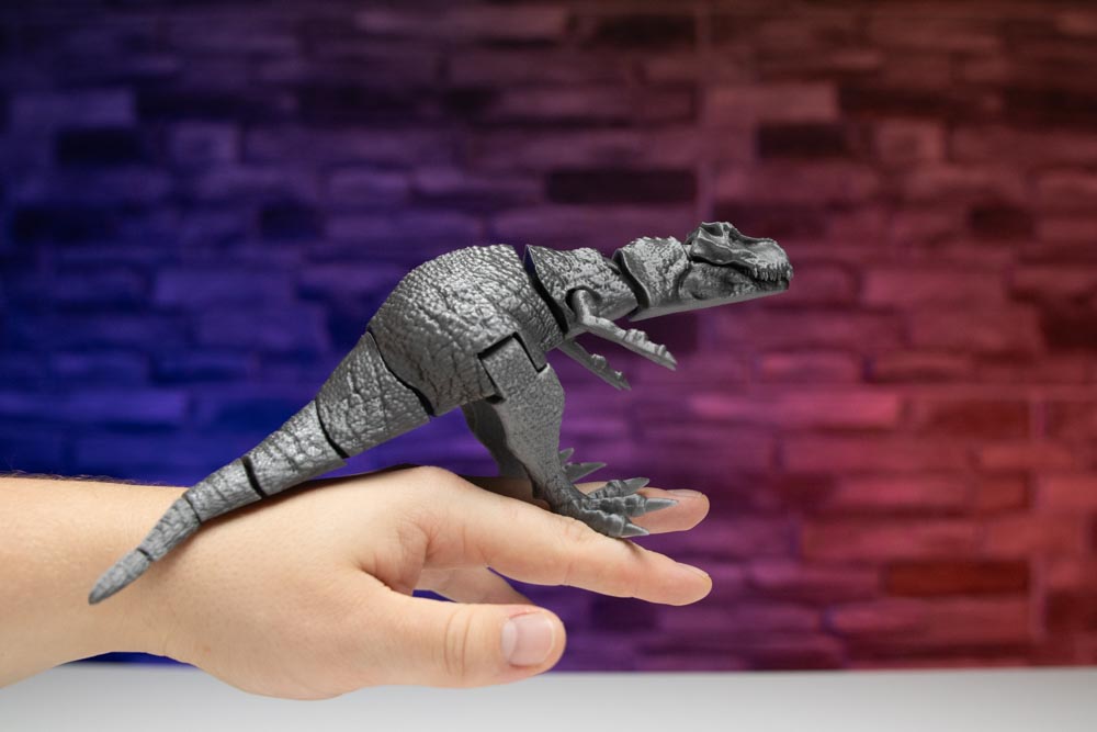 3D Printed Articulated T-Rex