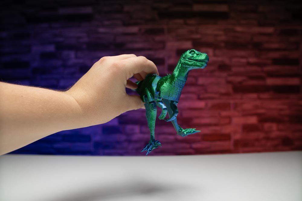 3D Print Articulated Velociraptor Dinosaur