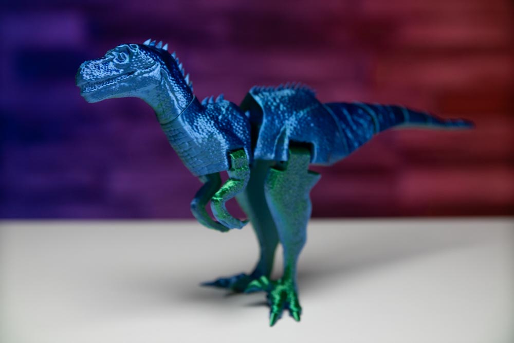 3D Printed Flexi Velociraptor