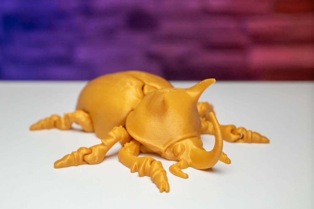 Articulated Unicorn Beetle STL for download