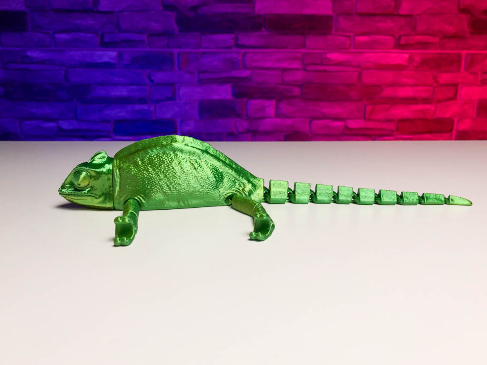 Articulated Flexi Chameleon STL for download